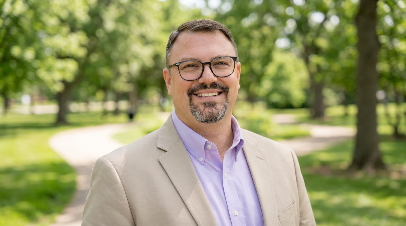 Portrait of Brent Helms.